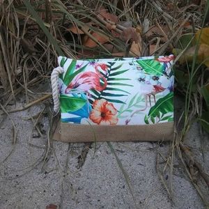 'Beachside' Rope Handle Clutch